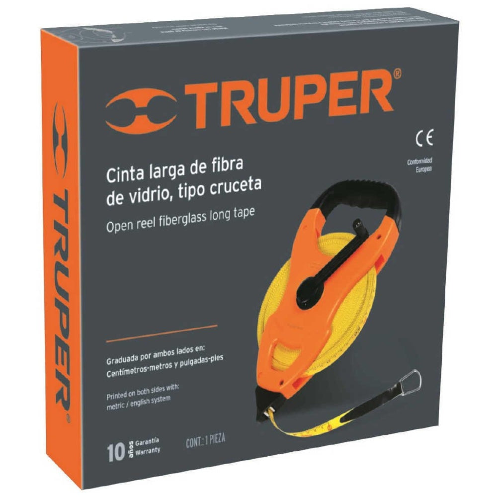 Truper Fiberglass Measuring Tape 50m