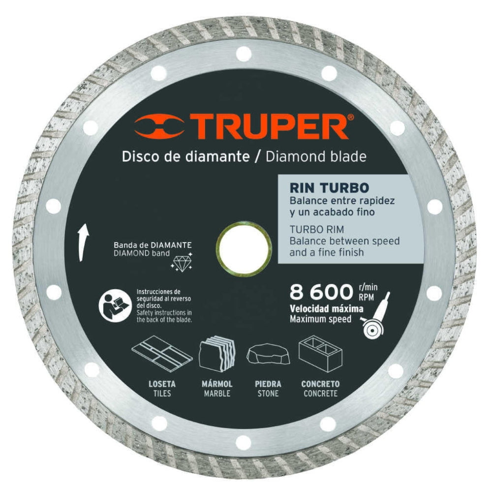 Truper Disc Dia 10Cm Turbo .