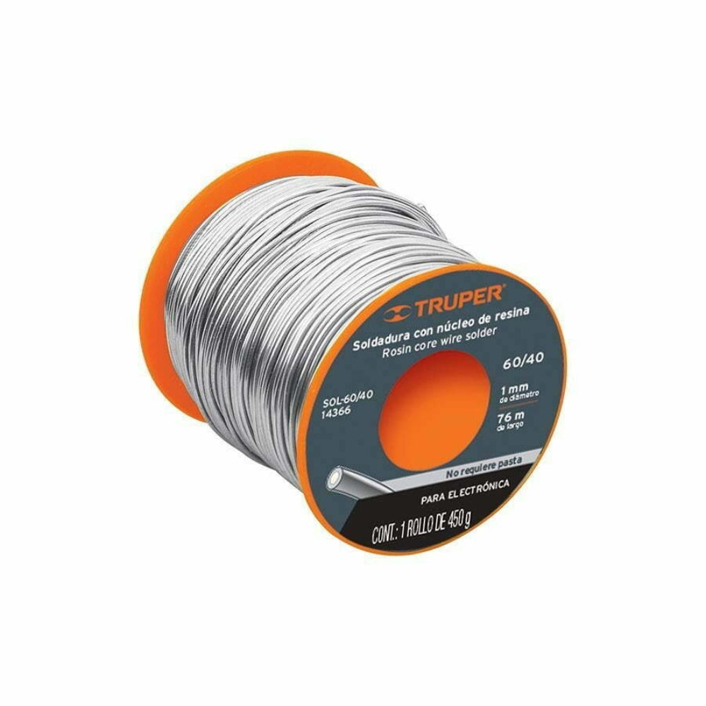 Truper Soldering Wire 60/40 Resin core 450G