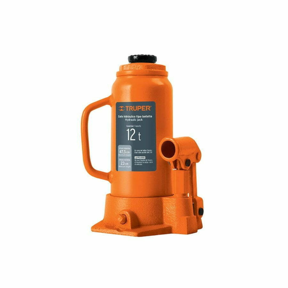 Truper 12Ton Hydraulic Bottle Jack 47.5cm