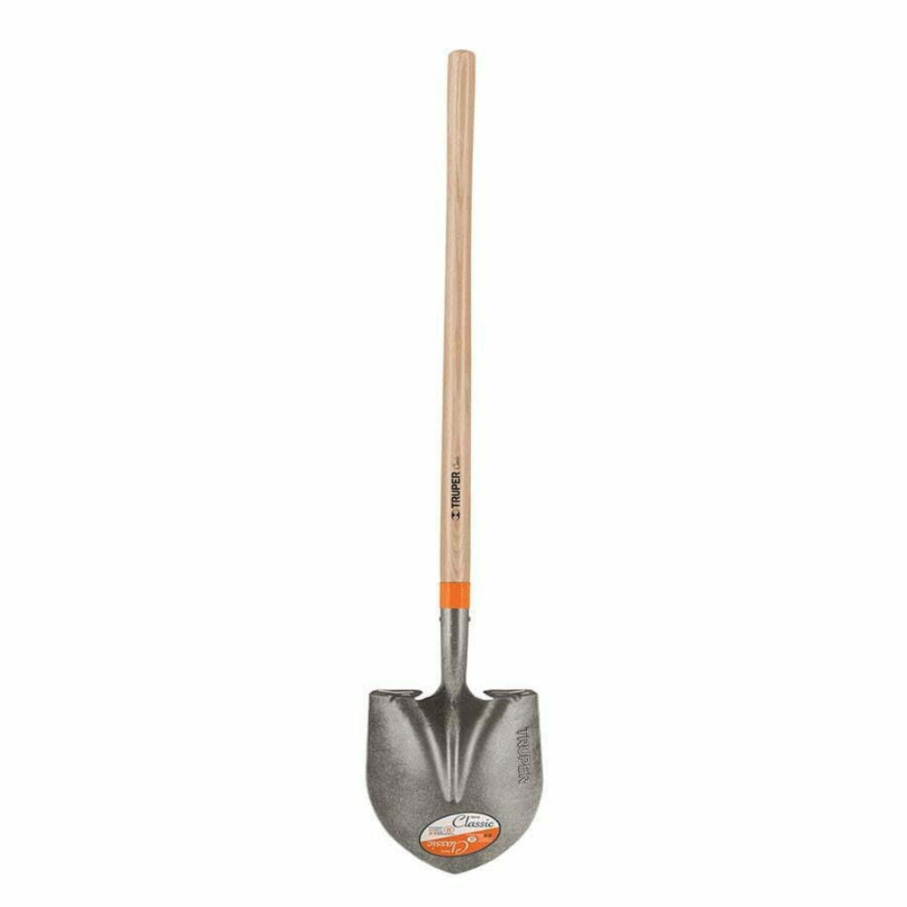 Truper classic Round Shovel With Long Handle 121cm