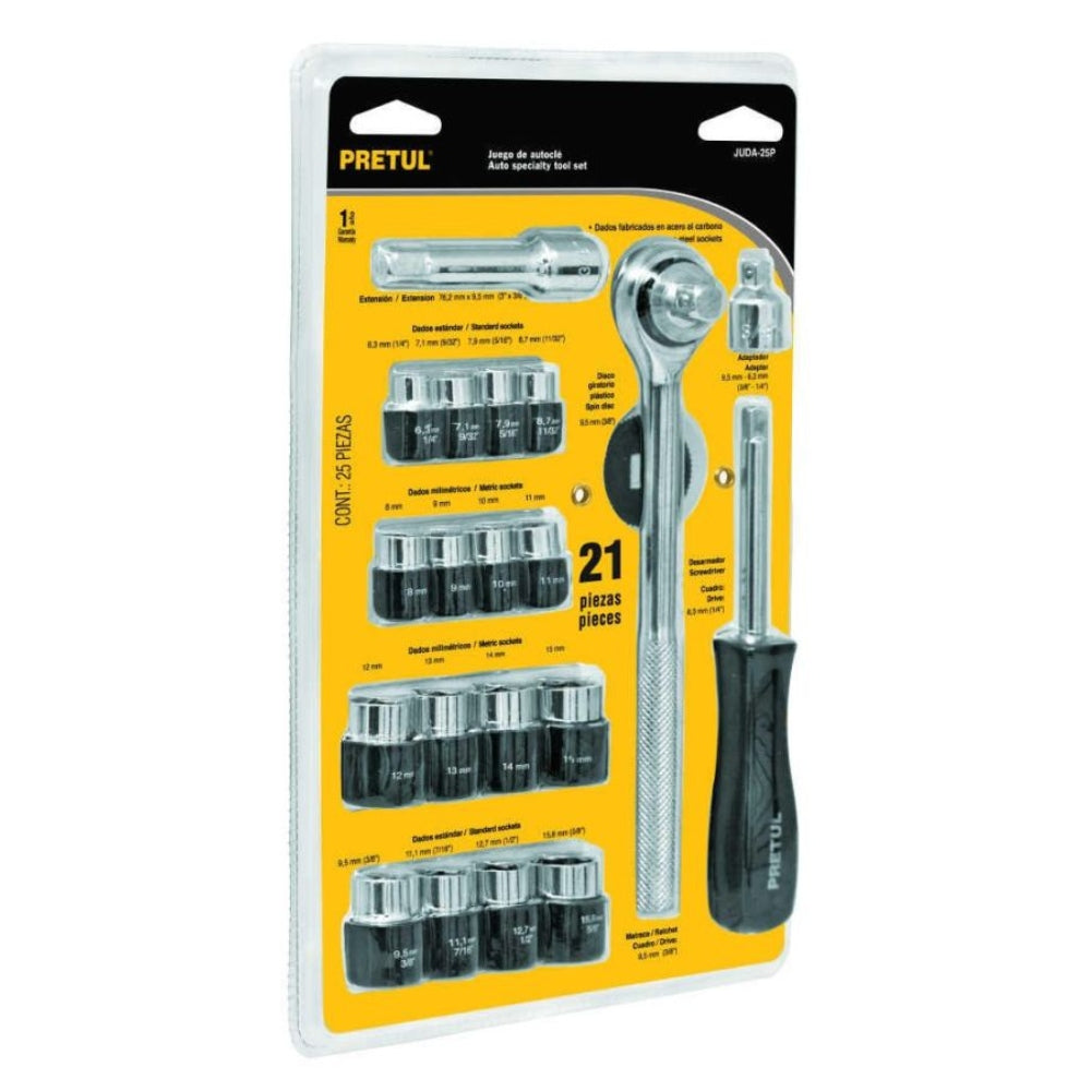 Pretul Socket Set of 21 Pieces,