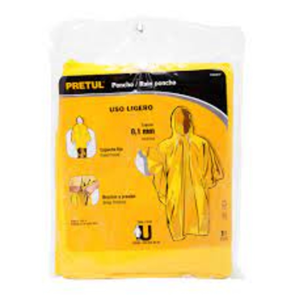 Pretul Raincoat Poncho, Yellow