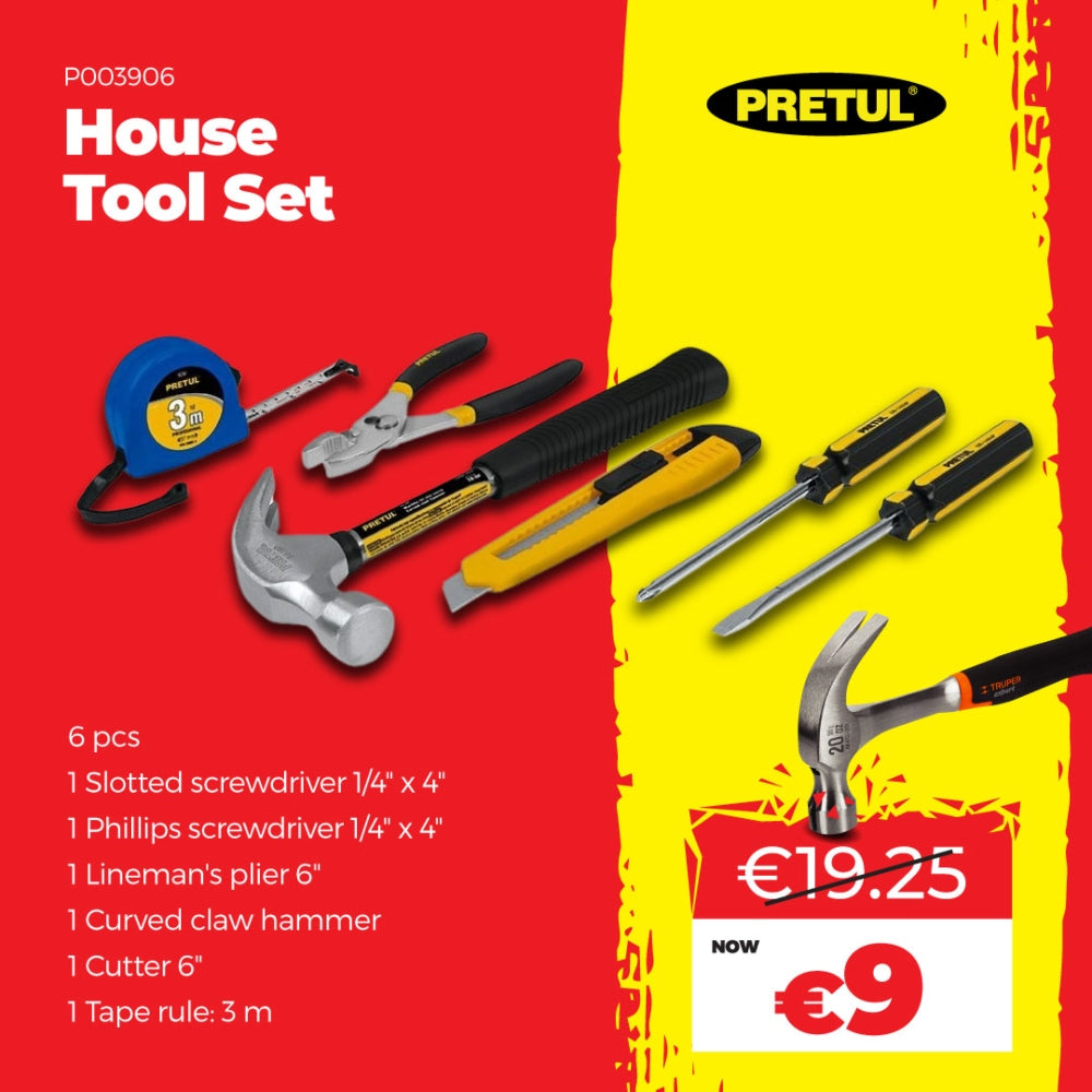 Pretul House Tool Set of 6 Pieces