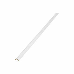 WHITE VARNISHED EDGE PROTECTION SAMBA 28x28x3000 MM