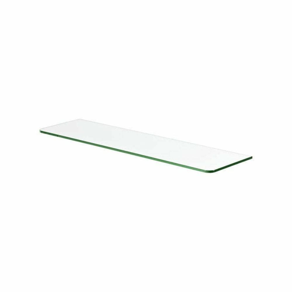 TRANSPARENT GLASS STANDARD SHELF 800x200x8 MM CON