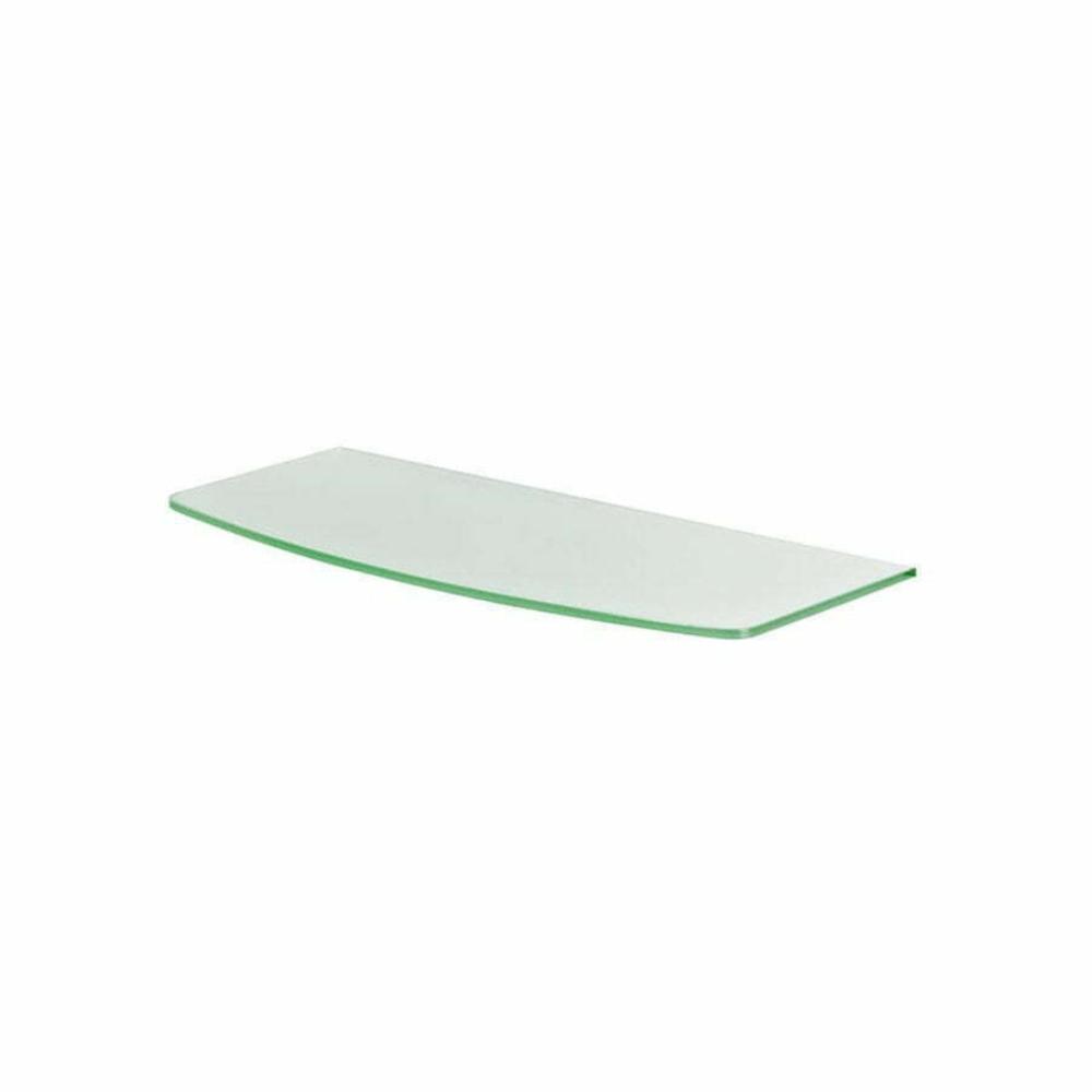 SATIN GLASS CONVEX SHELF 600x200/240x8 MM
