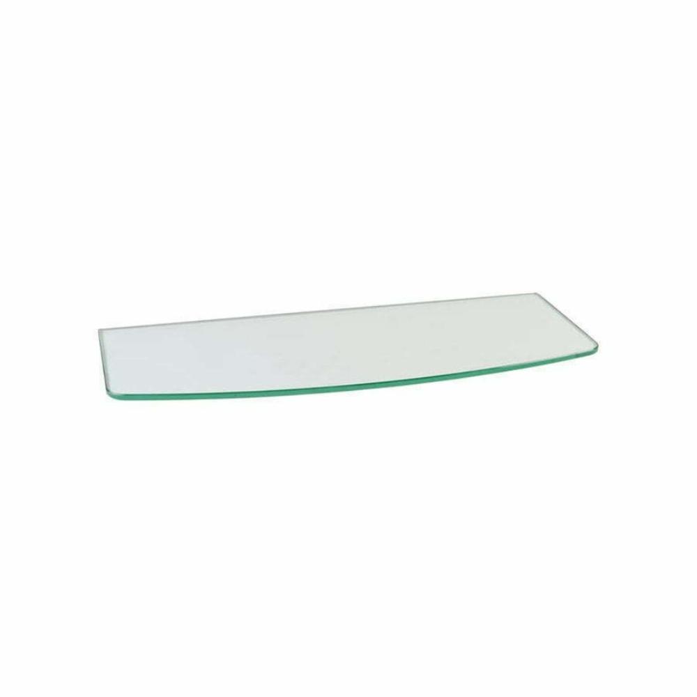 SATIN GLASS CONVEX SHELF 800x250/315x8 MM