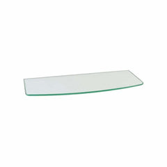 SATIN GLASS CONVEX SHELF 800x250/315x8 MM