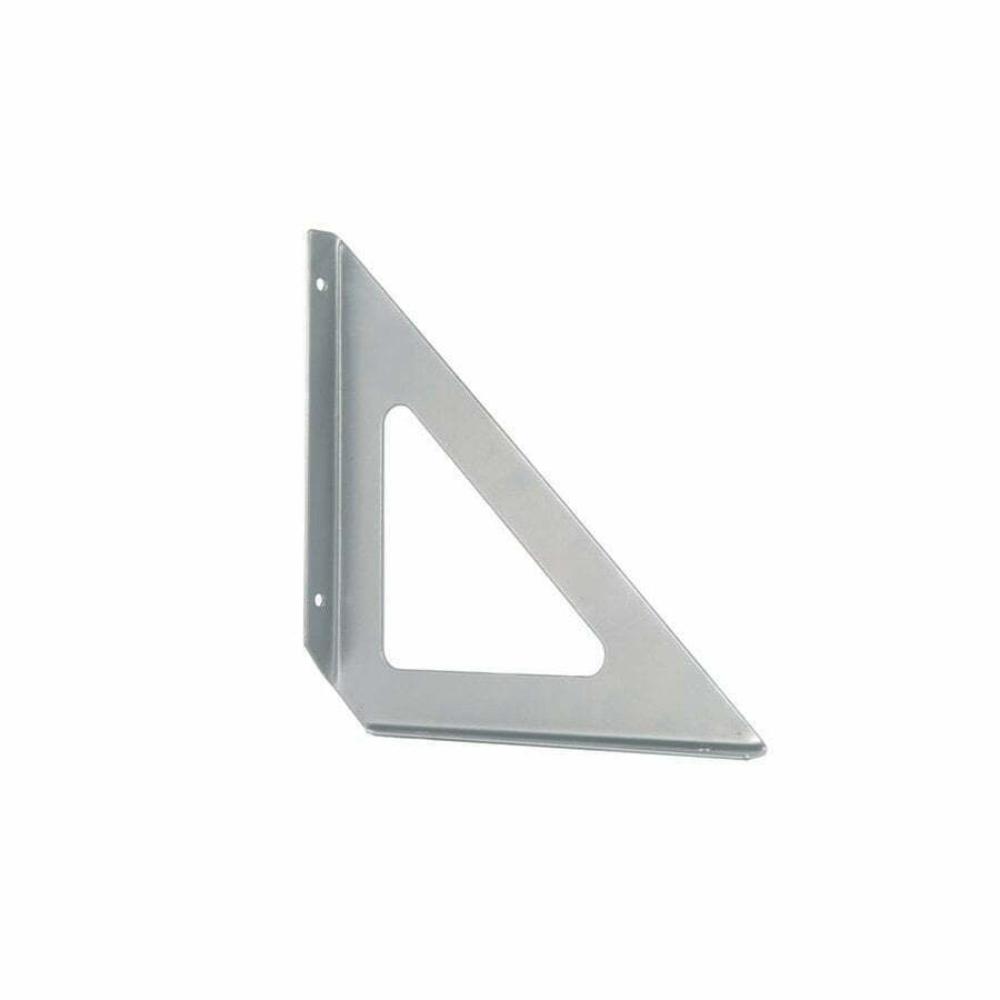 METAL SHELF SUPPORT TRI SILVER 190X190 MM