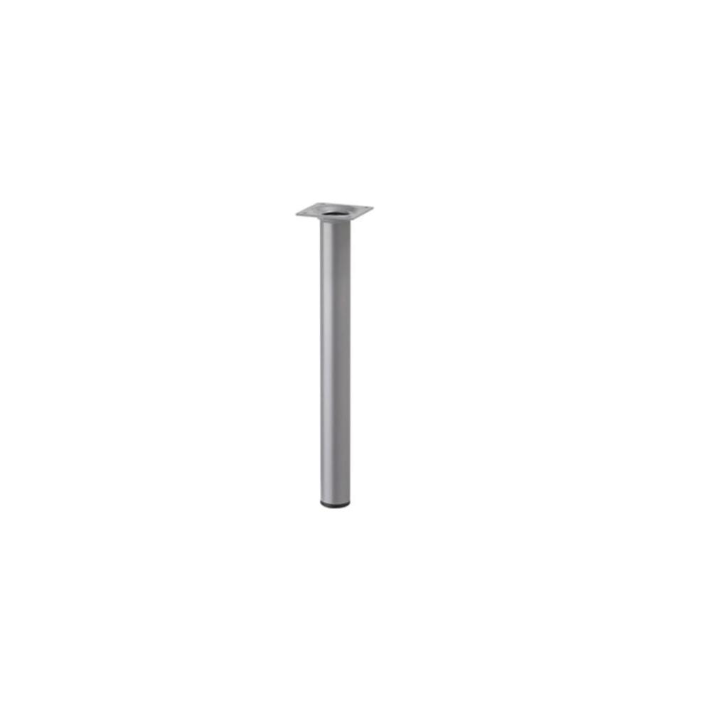 ROUND FOOT SILVER DIAM 30x300 MM