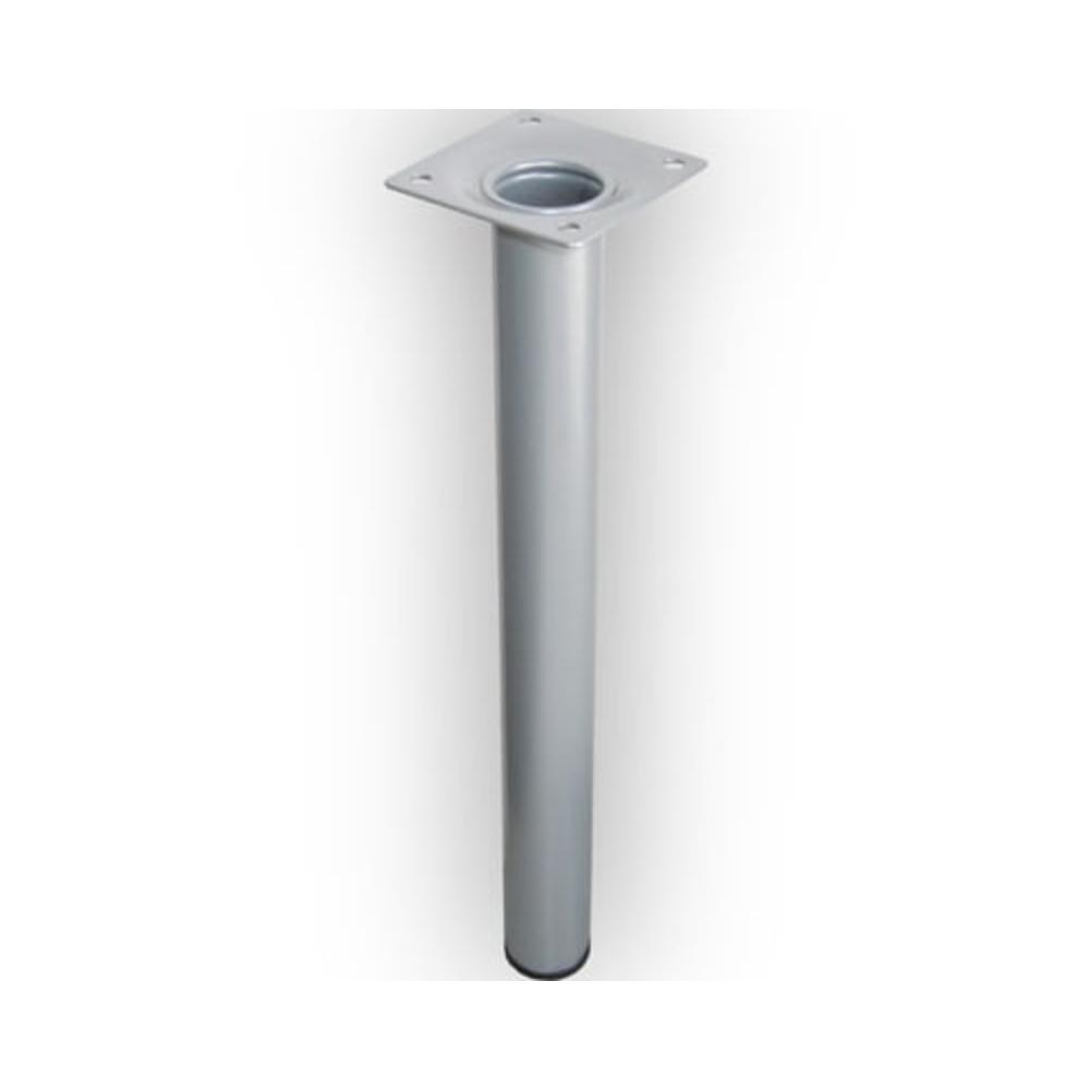 ROUND FOOT SILVER DIAM 30x400 MM