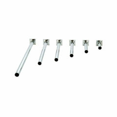 ROUND FOOT POLISH CHROME DIAM 30x100 MM