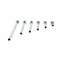 ROUND FOOT POLISH CHROME DIAM 30x200 MM