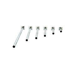 ROUND FOOT POLISH CHROME DIAM 30x400 MM