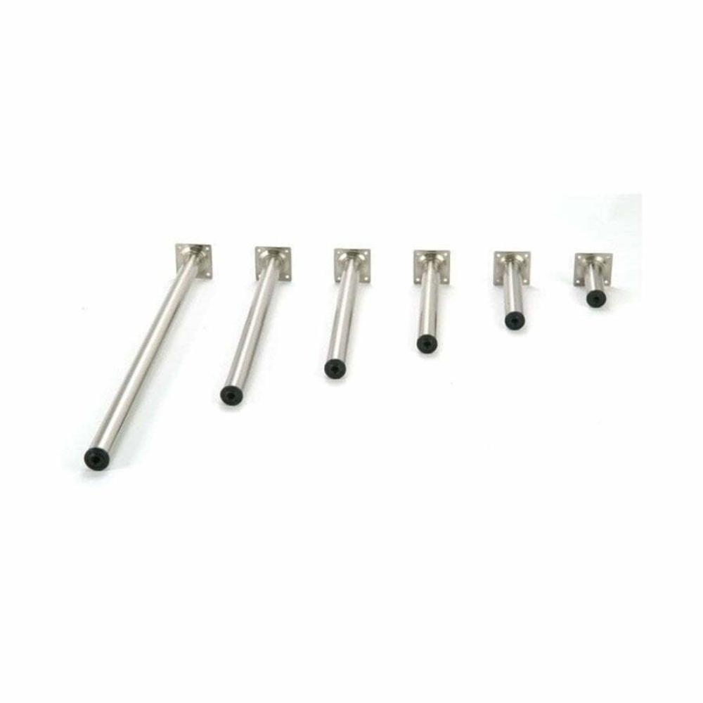 ROUND LEG SILVER DIAM 30x800 MM stainless