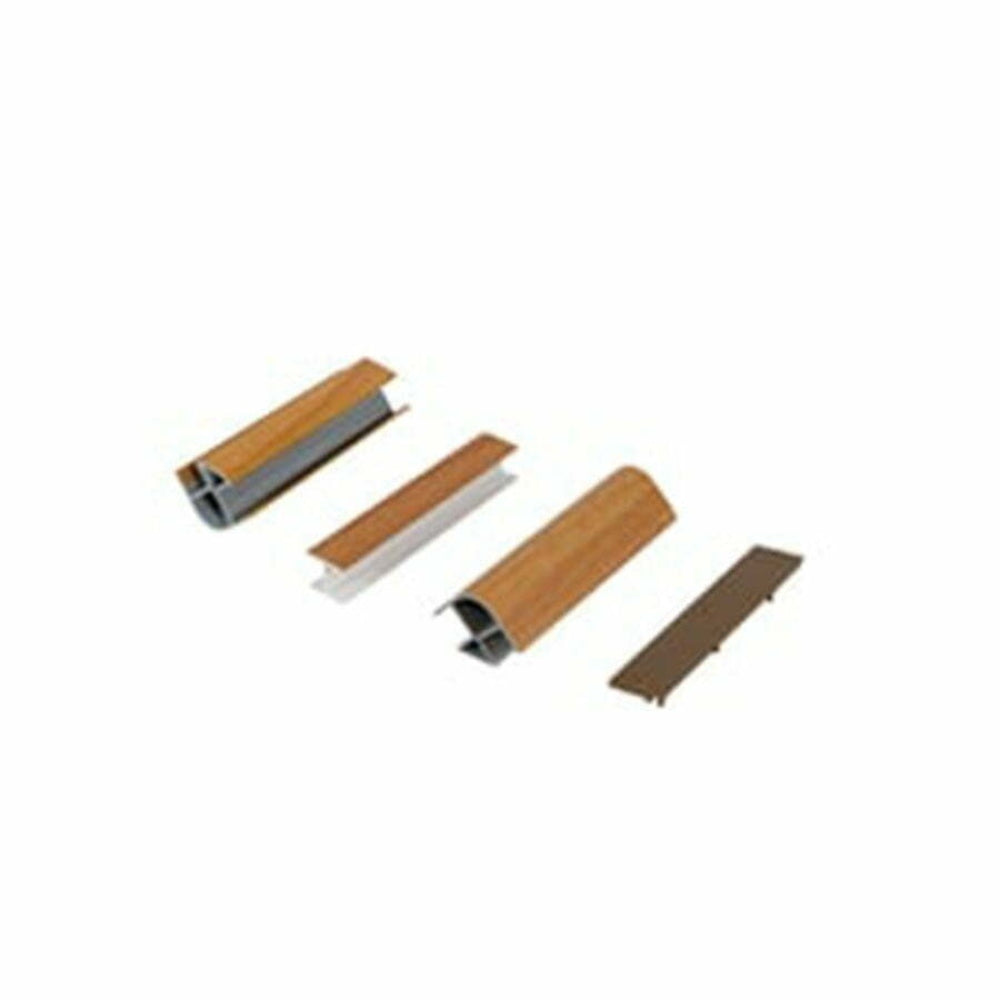 Pircher Inner Corner, Outer Corner, Terminals & Extenstions For Plinths 10cm Medium Walnut