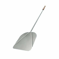 Rectangular Stainless Steel Shovel for Oven 29 x 33cm with Wooden Handle 140cm