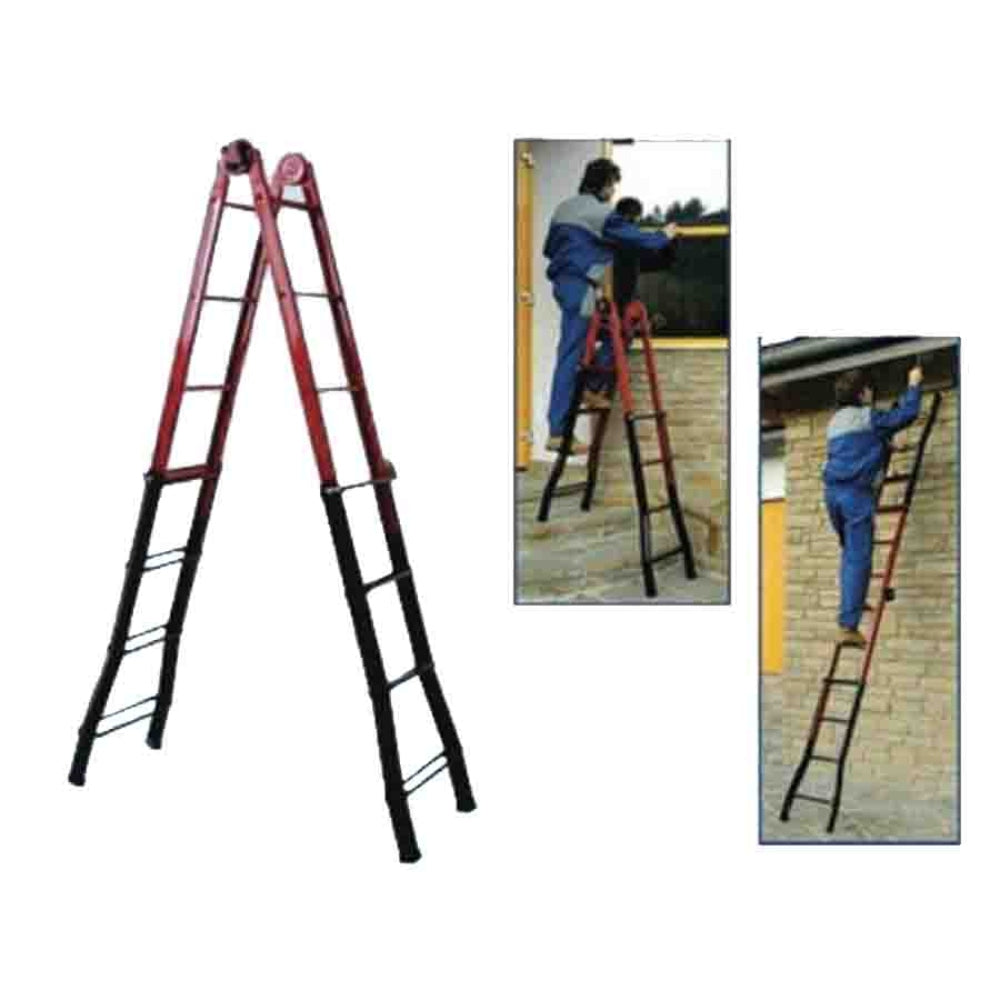 Brixo Telescopic Ladder 4 + 4 Steps