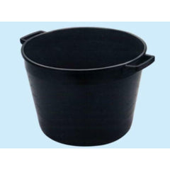 Plastic Bucket with Handles 40L - Black