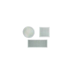 Round Ventilator Grid 12/ 16cm - White Plastic