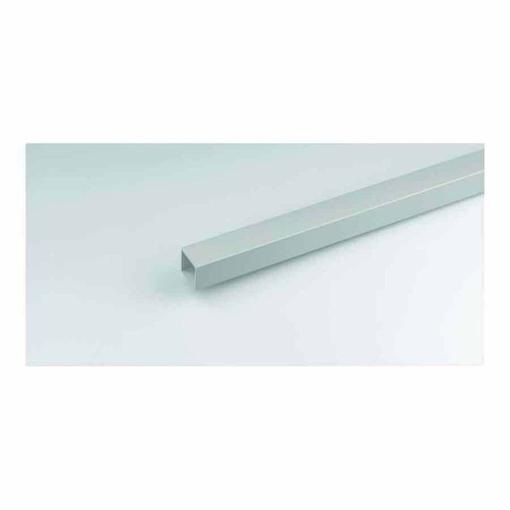 Arcansas Aluminium Silver Square Tube 2x2x1 cm