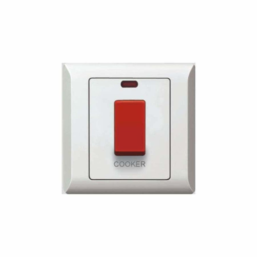 Taili Apex Switch 45A 1 Gang DP with Neon (Cooker)