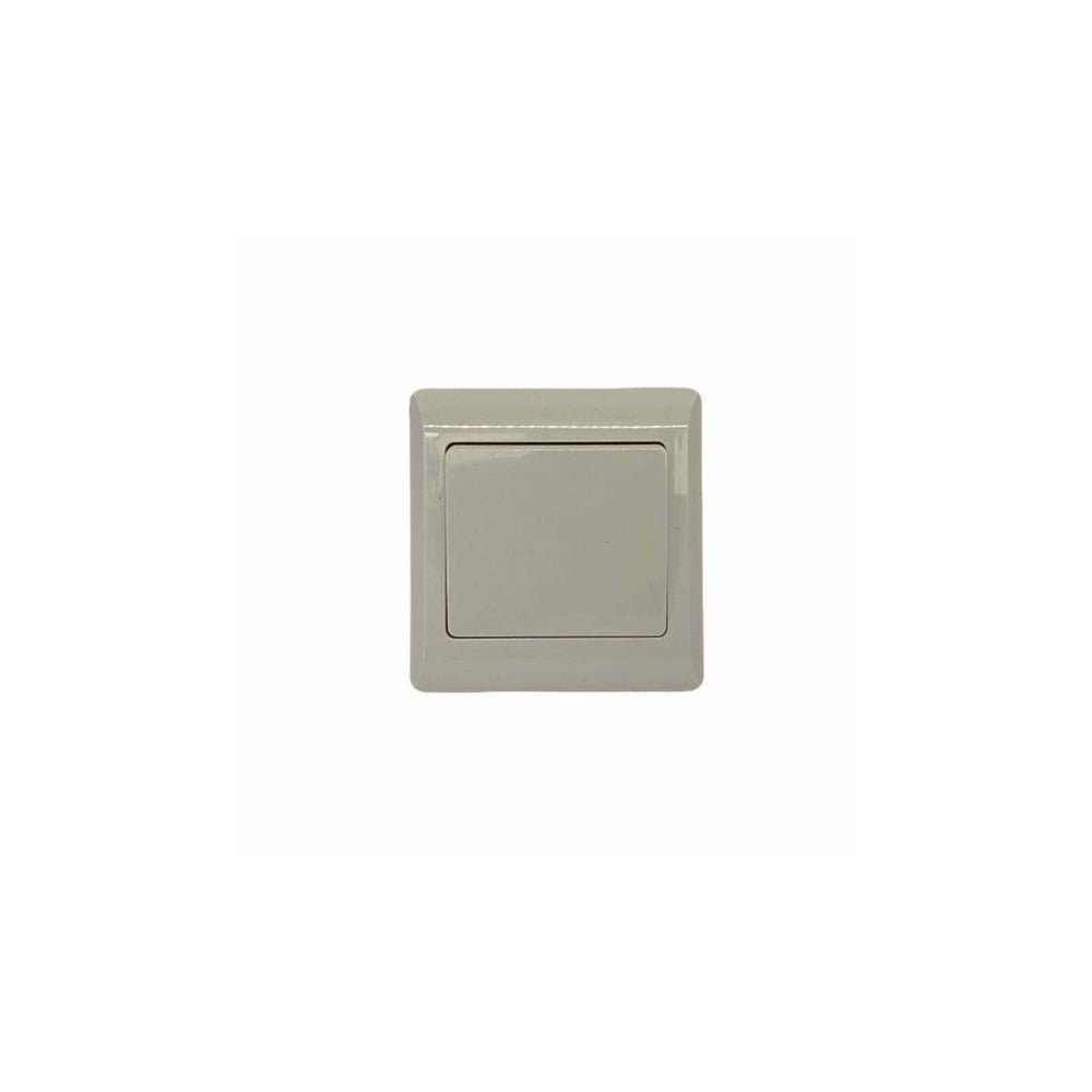 Taili Apex Wide Rocker Switch 10A 1 Gang Intermediate - White