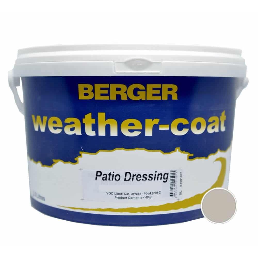 BERGER PATIO DRES LT. GREY 5LT