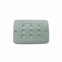 Potterware Air Vent 9 Holes White Clay 25.5 X 17.5cm