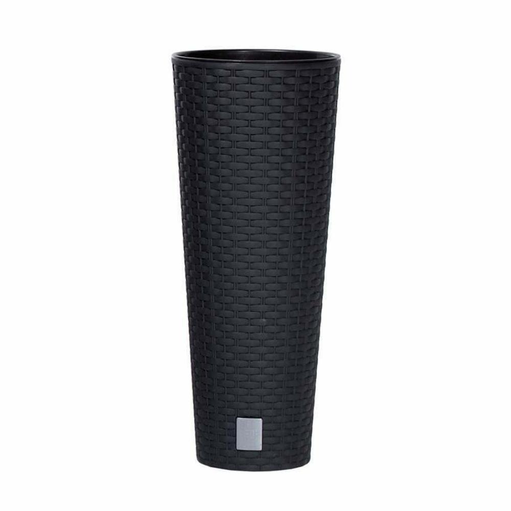 Prosperplast Rato Tubus Planter 25x25x47.6cm - Anthracite