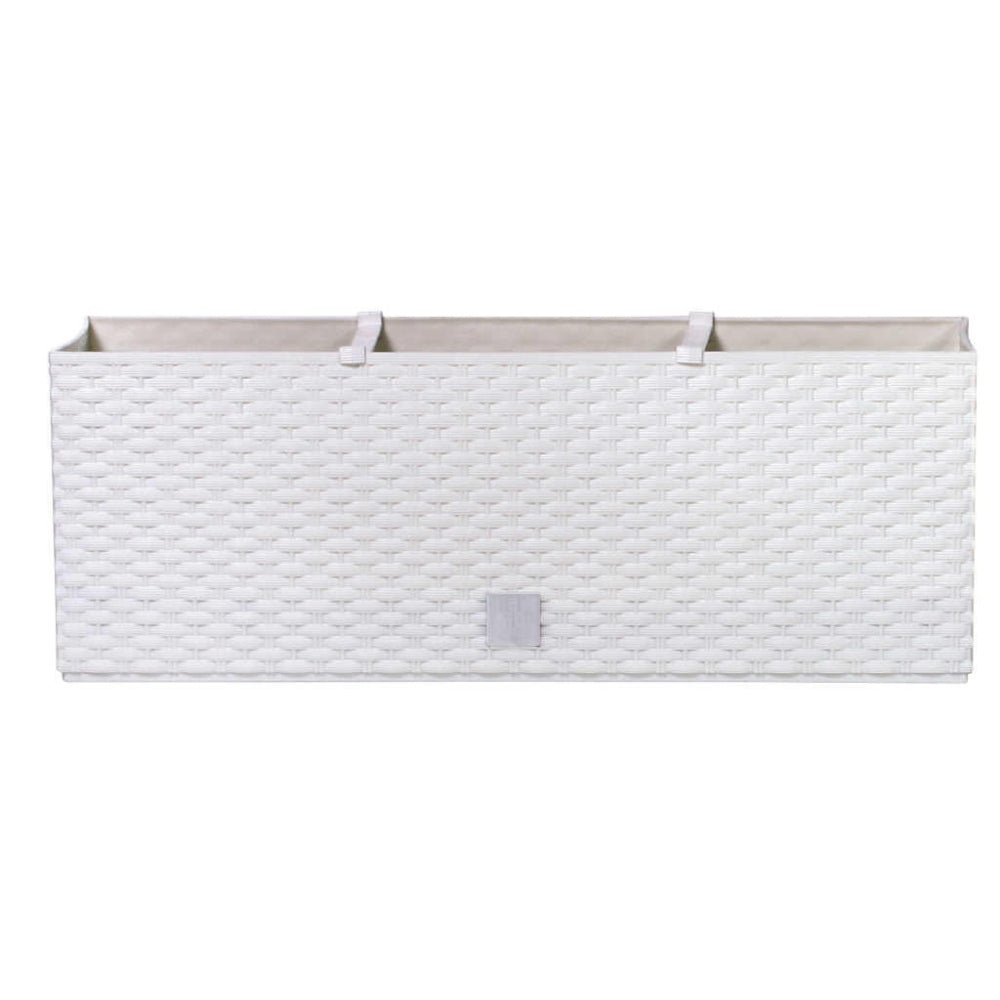 Prosperplast Rato Case Planter 80x33x32cm - White