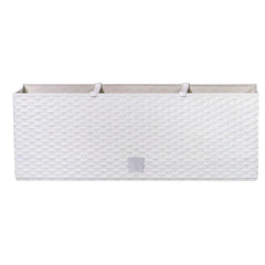 Prosperplast Rato Case Planter 80x33x32cm - White