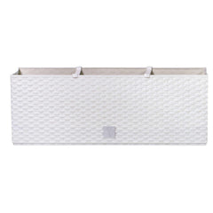 Prosperplast Rato Case Planter 80x33x32cm - White