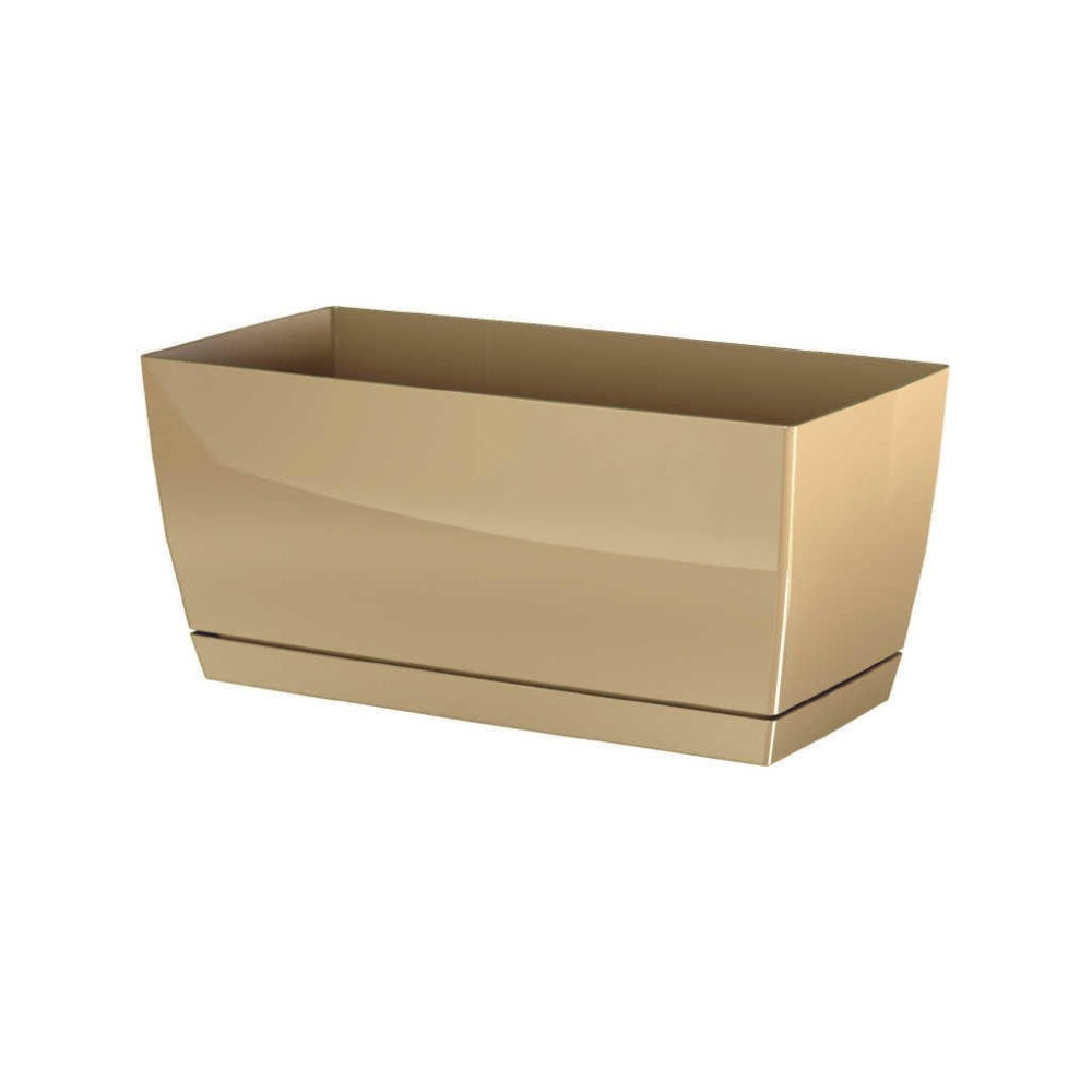 Prosperplast Coubi Planter 24x12x11cm - Coffee Brown