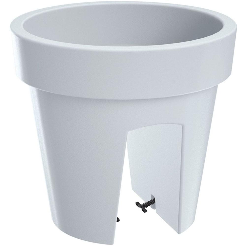 Prosperplast Lofly Railing Planter 24.5x24.5x22.5cm - White