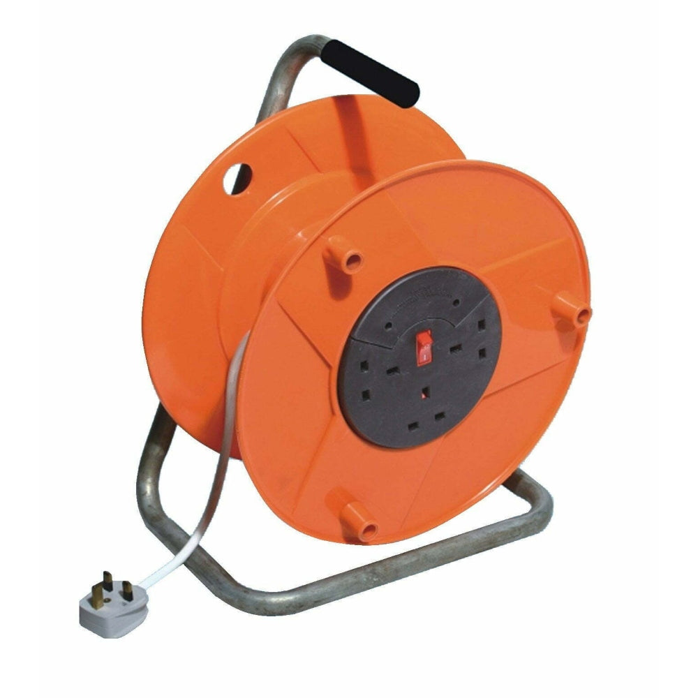 Power-On Extension Reel 50m with 3 Socket Outlets