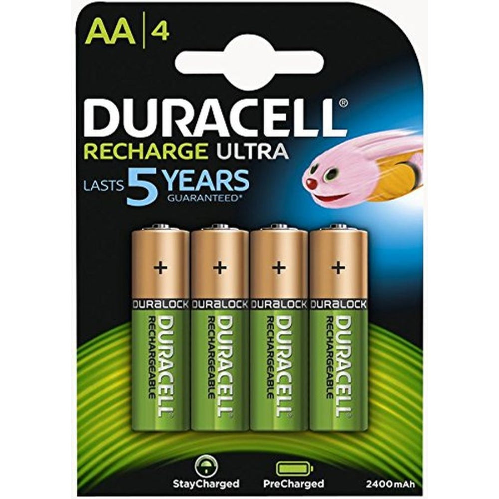 Duracell Rechargeable Batteries Ultra Aa X4S (2500Mah)