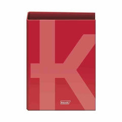 Ksual Binder 4 rings 4Cm Red