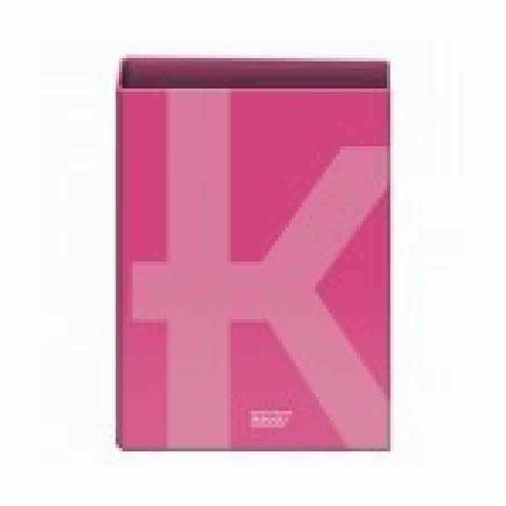 Ksual Binder 4 rings 4Cm Pink