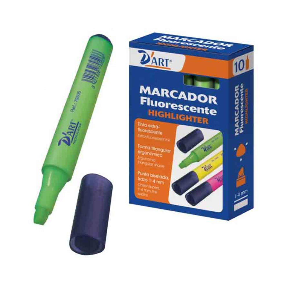 D'art Ergonomic Highlighter Green