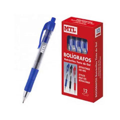 MTL Blue Gel Pen Retractable