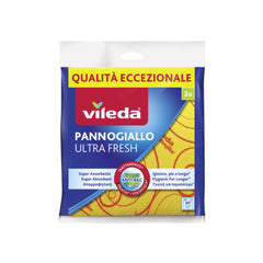 Vileda Ultrafresh Yellow Cloth Pack of 3 Pieces 34 x 34cm