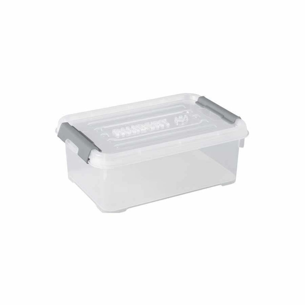 Curver Handy Storage Box 4L with Lid - Transparent