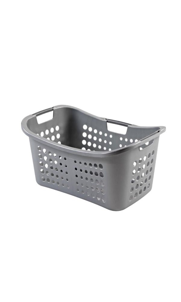 Curver Victor 50L Silver Laundry Basket