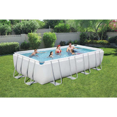 Bestway Power Steel Frame Rectangular Pool Set 5.34 x 2.74 x 1.22m