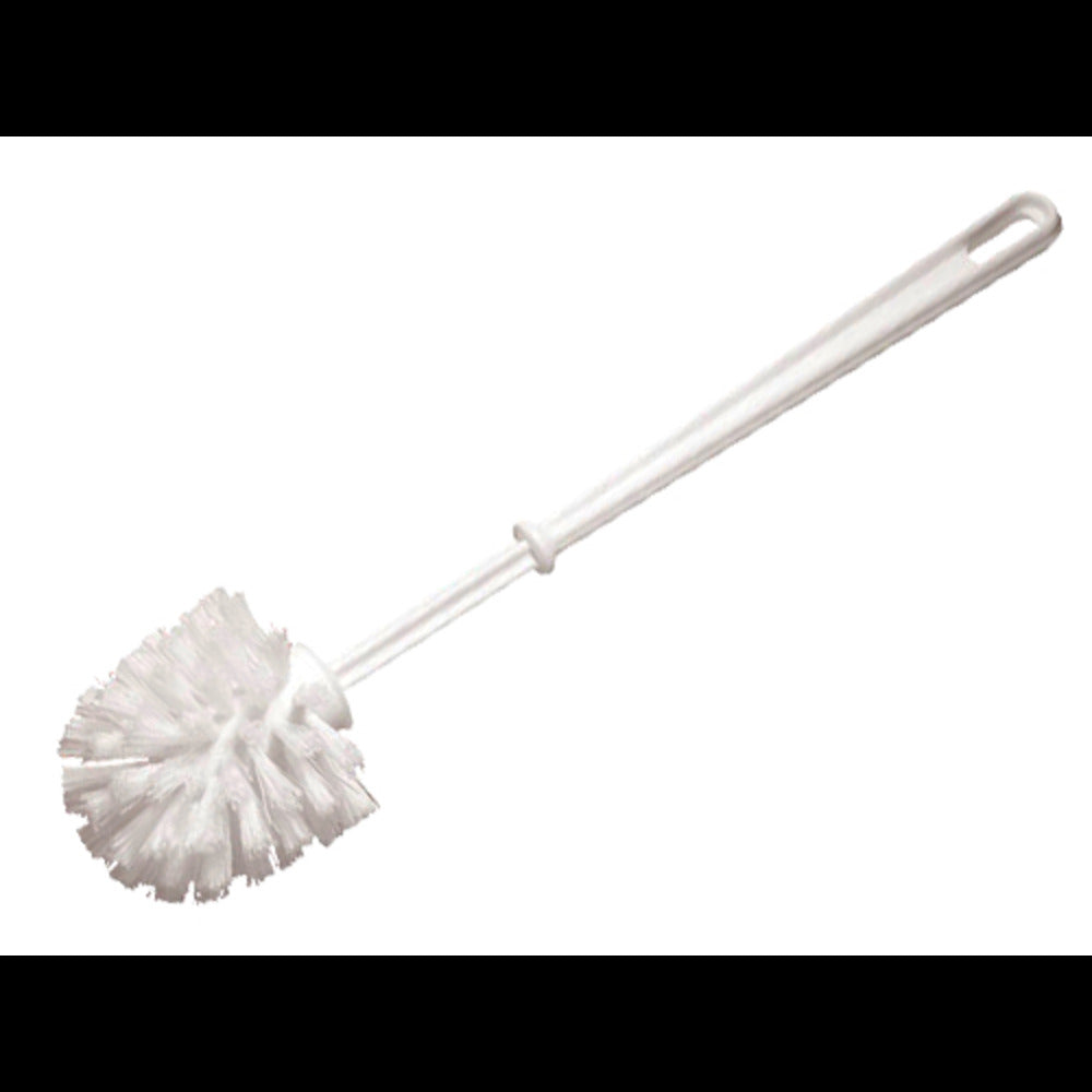 Toilet Brush with Handle - White