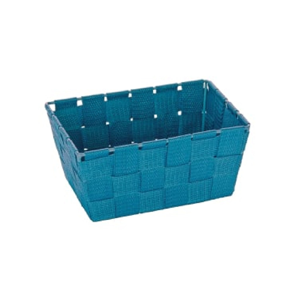 Wenko Adria Bathroom Long Basket 19 x 14 x 9cm - Petrol