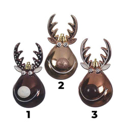 Decoris Shatterproof Bauble 11cm - Reindeer