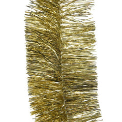 Decoris Tinsel Garland 7.5 x 270cm - Light Gold